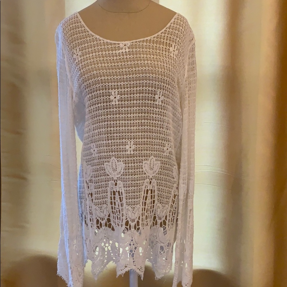 forever 21 lace sweater